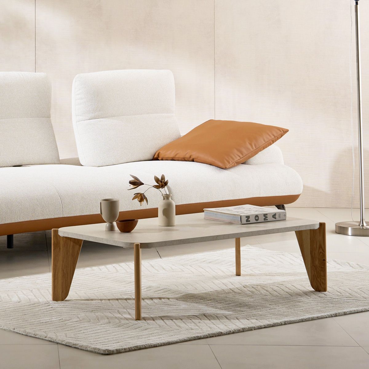 리바트 로에프 사각 티테이블 