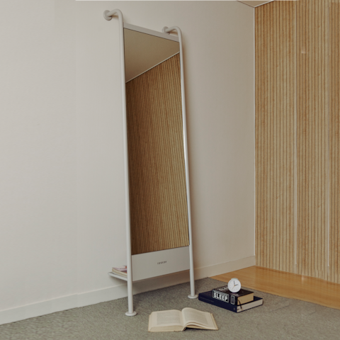 rareraw POLES ミラー［6色］ グリーン グレー オレンジ ベージュ