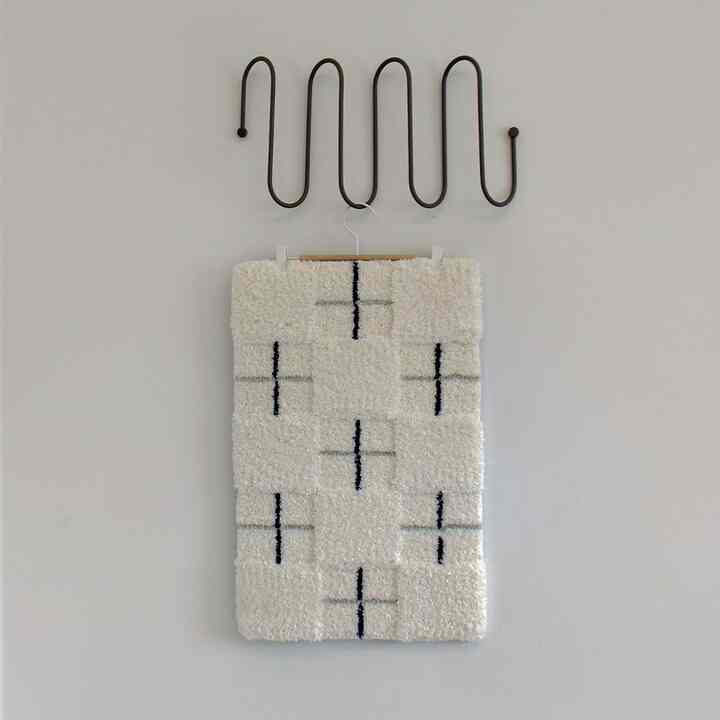 GRID ドアマット ブルー［2サイズ］