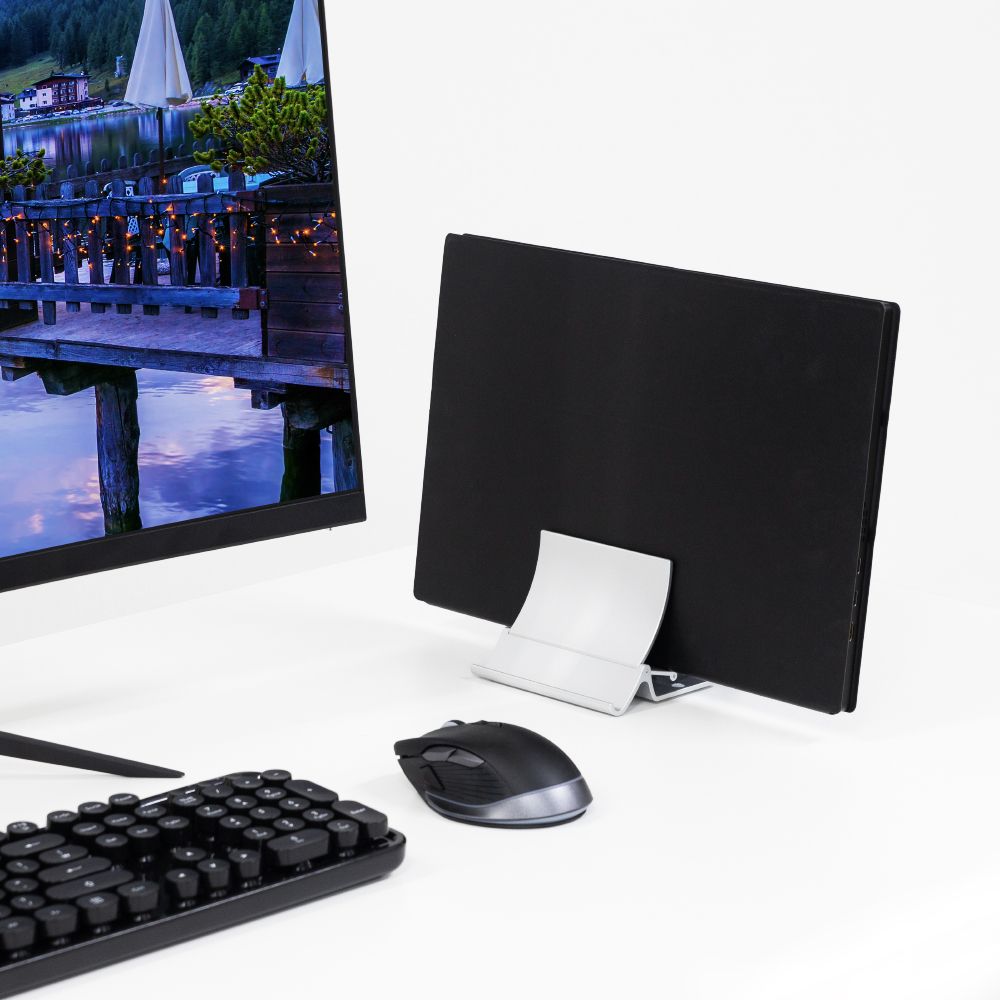 카멜 포터블 휴대용 QHD모니터 프리즘 CPM1610IQ + LS1S 거치대 패키지