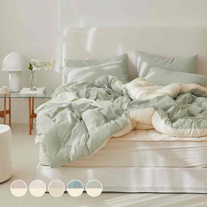 NEW POWDER CREAM カバーのいらない布団セット［6色・3サイズ］