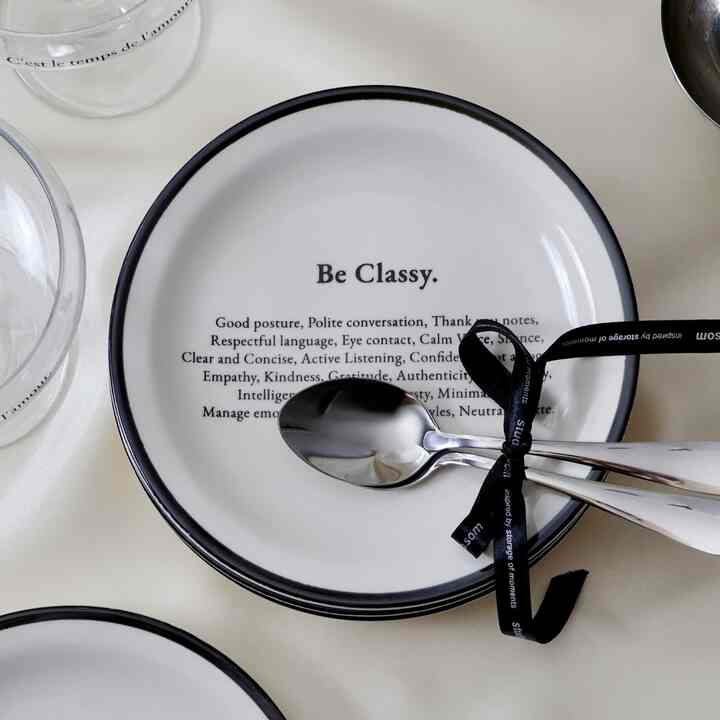 Classic ブラック プレート 16cm