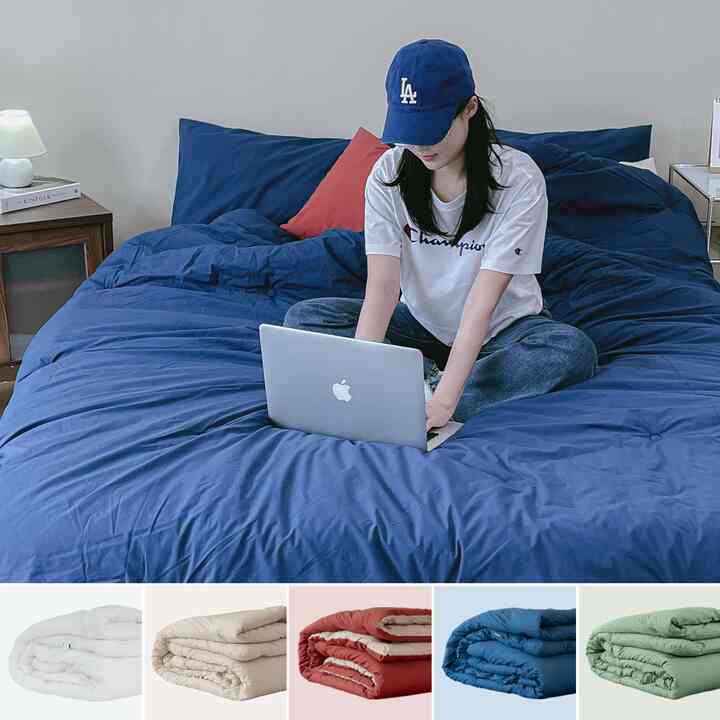 コットン 掛け布団セット［5色・2種・2サイズ］