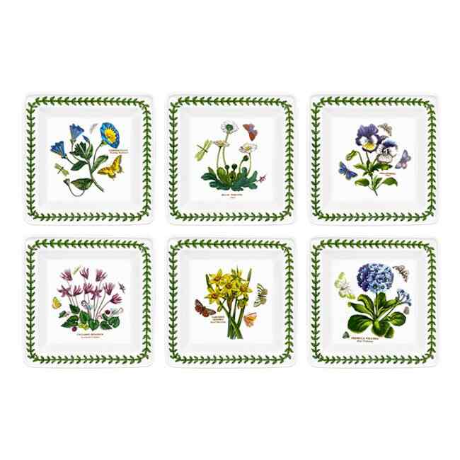 BOTANIC GARDEN 四角皿 S 2点セット