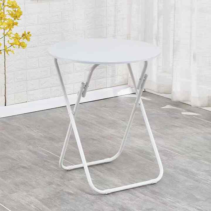 ナイン 折りたたみ テーブル 円形 60cm［5色］