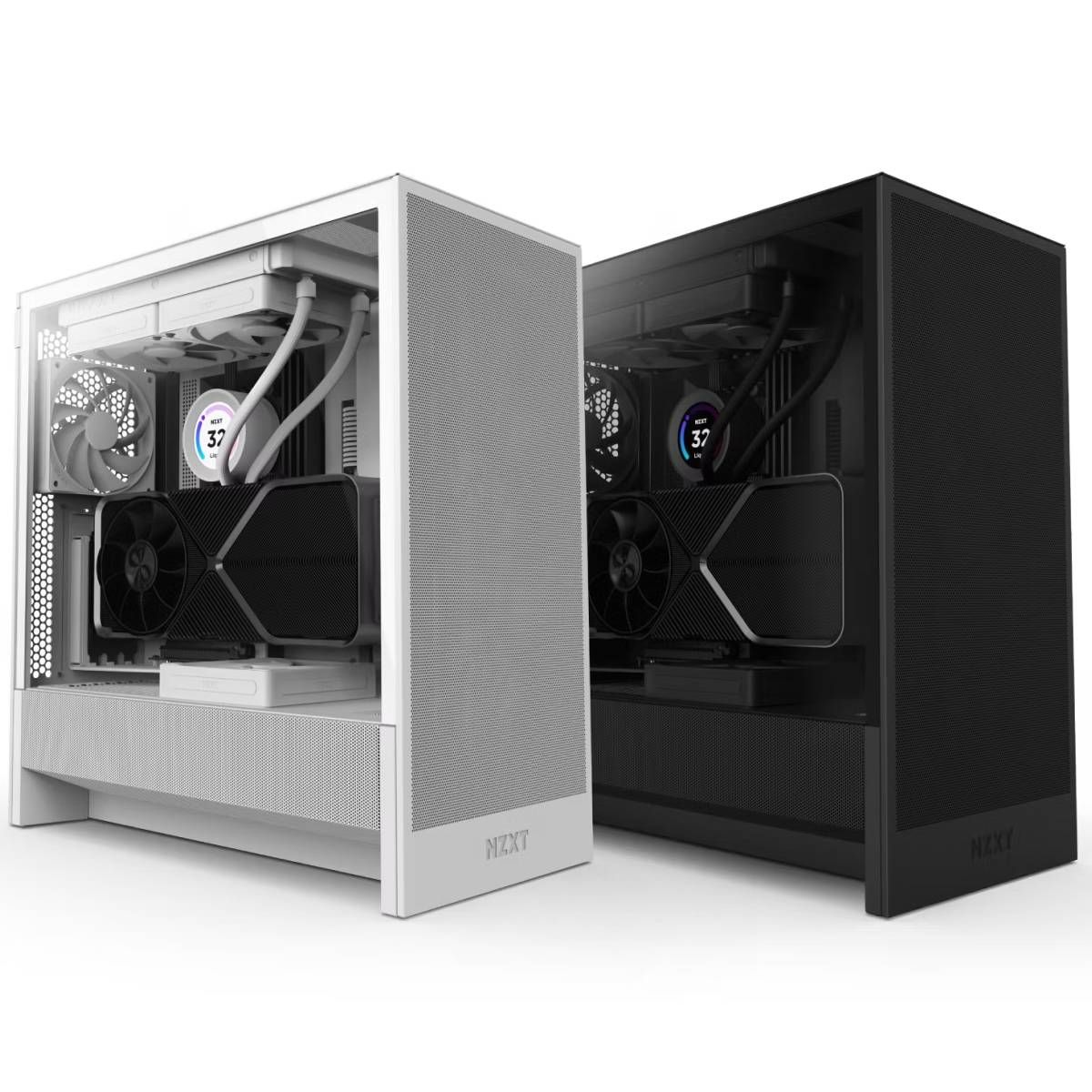 NZXT H5 Flow V2 컴팩트 미드 타워 ATX 에어플로우 PC 케이스