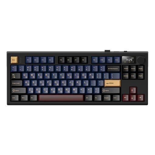 프리플로우 archon AK47 유무선 블루투스 텐키리스 기계식 키보드, 이클립스 저소음눈송이