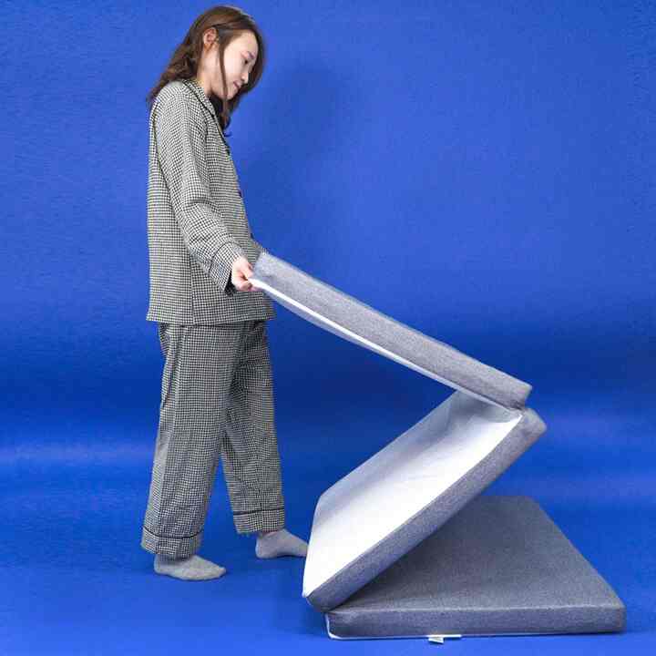 3段折りたたみ マットレストッパー 7cm［3サイズ］