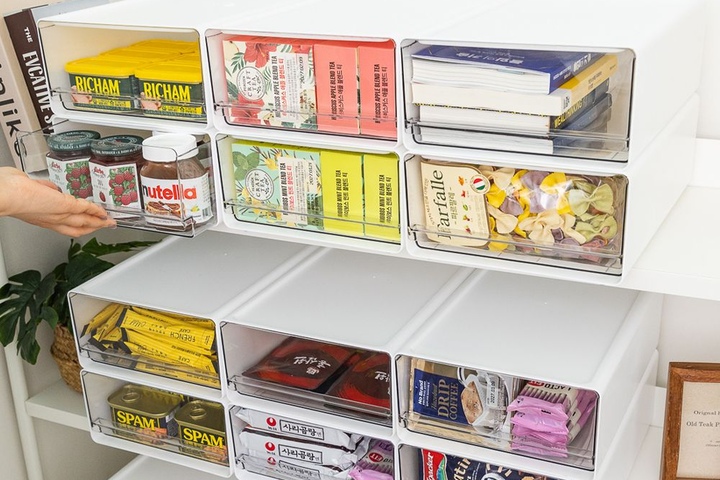 적층식 정리 서랍