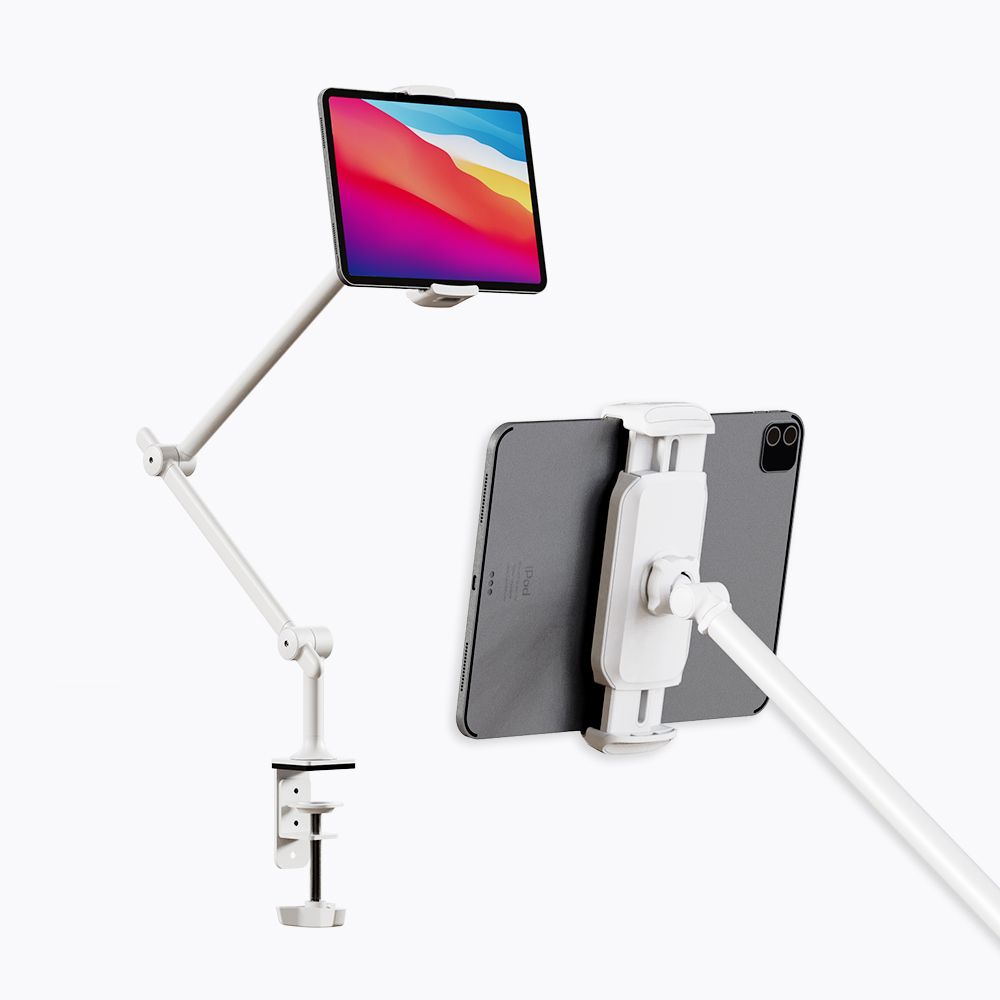 지니비 패드바이미 태블릿 거치대, 책상 클램프형 갤럭시탭 아이패드 거치대