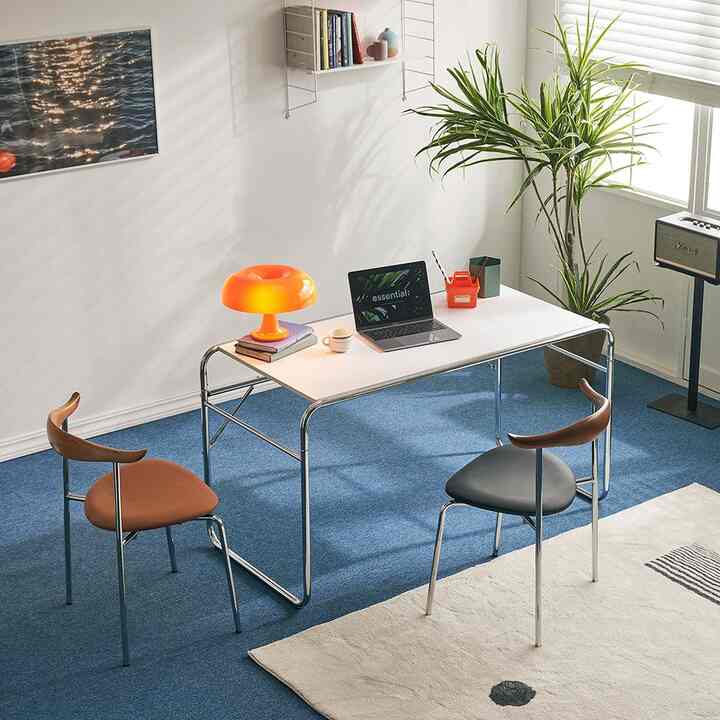 シンプルモダンデスクテーブル 机 800