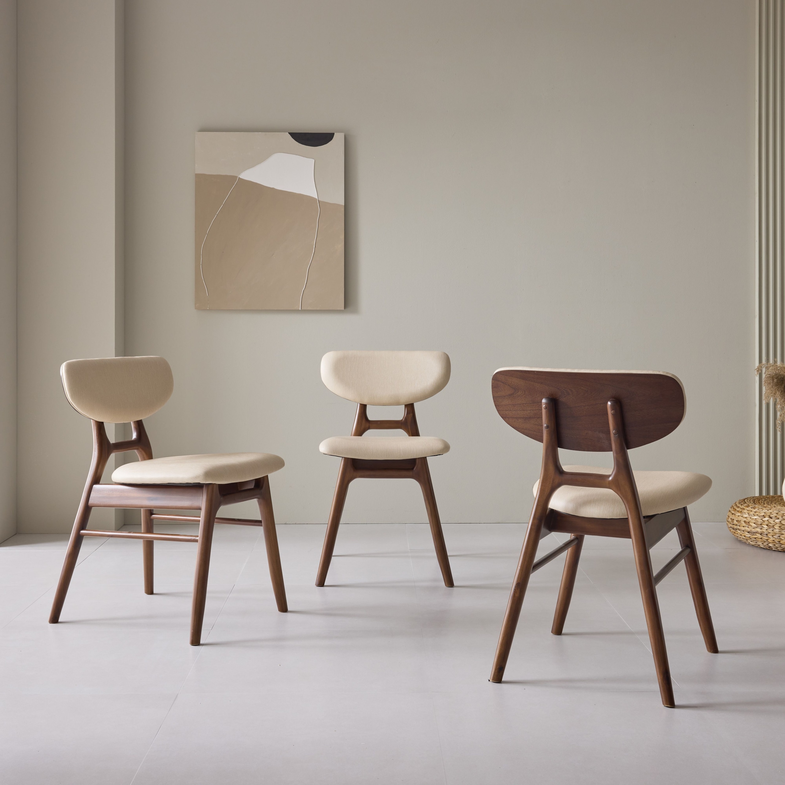 [신상품] 아르보 노바 유칼립투스 원목 카페 인테리어 식탁 의자