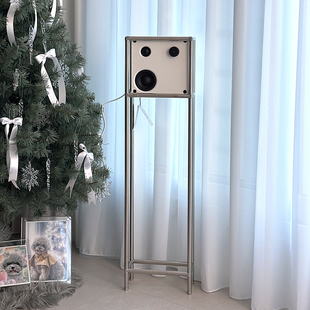 비햅핀 모듈 이케아 에네뷔(ENEBY) 바페뷔 스피커 받침대 거치대 선반 스탠드형 맞춤제작