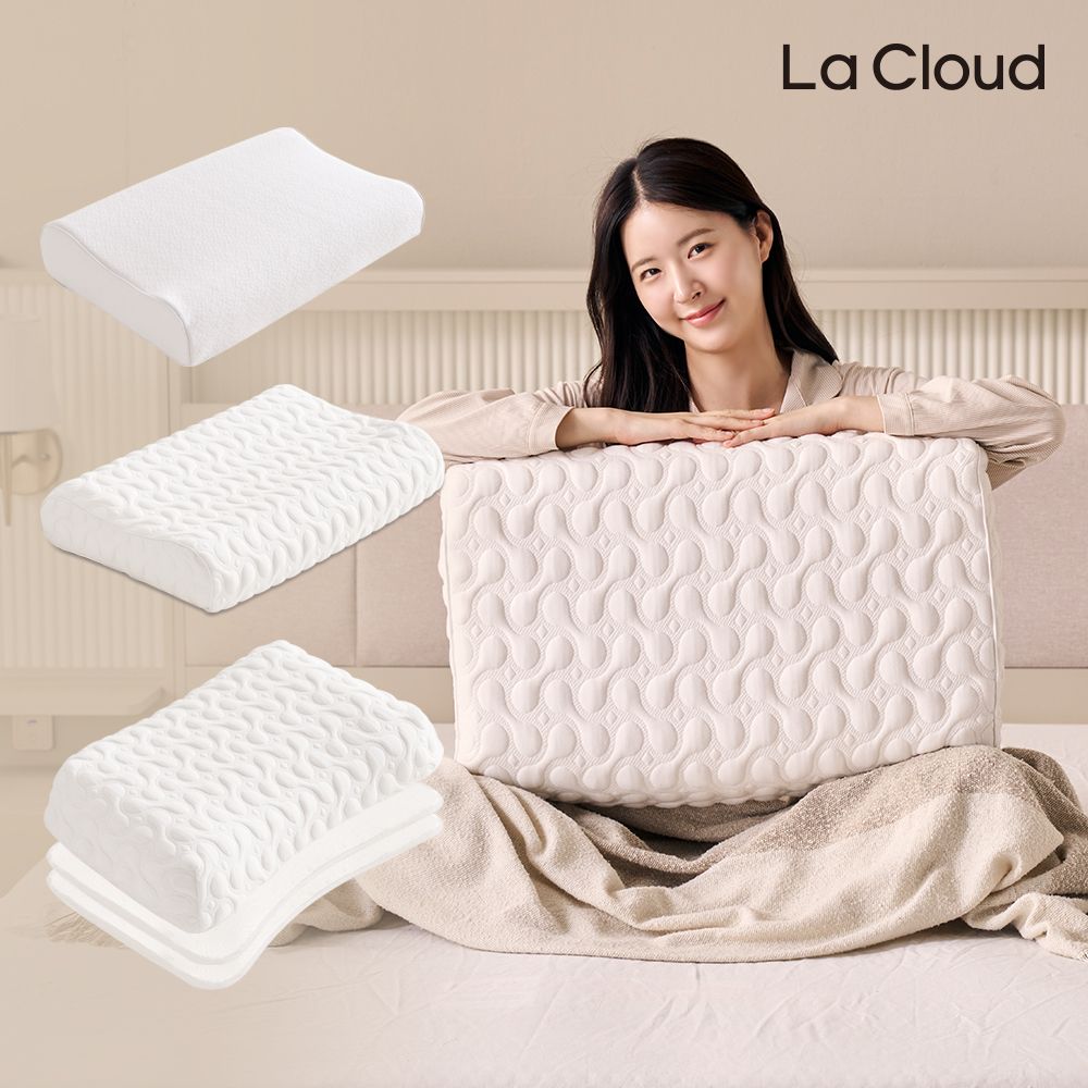 라클라우드 프리미엄 천연라텍스 94% 베개 