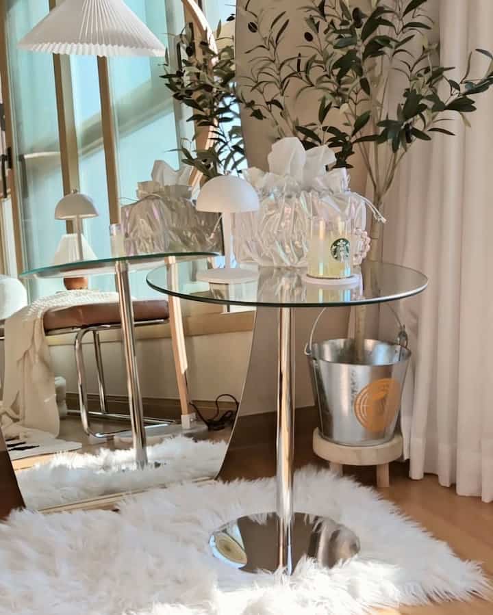 LOLLIPOP サイドテーブル 50cm［3色］