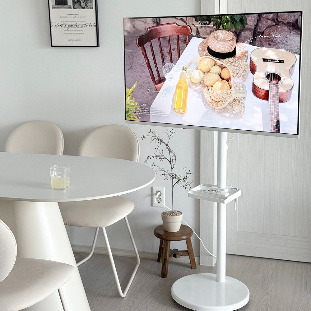 엔산 엔텐바이미43C 무빙형 모니터 TV스탠드 삼성 M5 M7 거치대 삼탠바이미 엘텐바이미