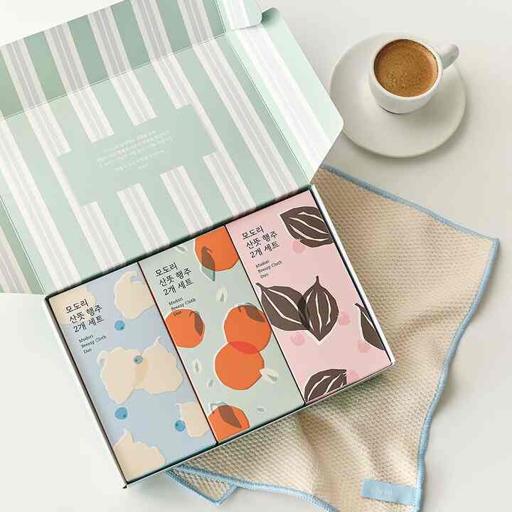 Modori Antibacterial Microfiber Kitchen Towel Gift Set (6-Pack)