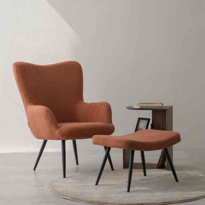 CHLOE ブークレー ラウンジチェア［3色］