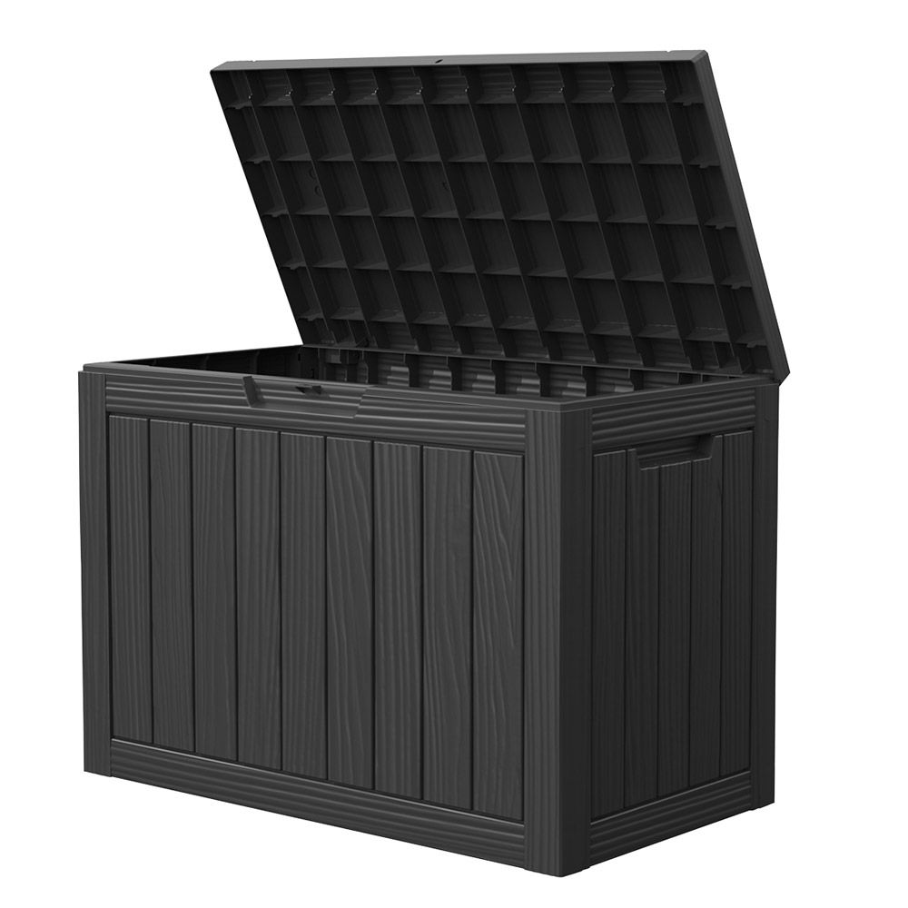 지오리빙 야외 보관함 170L 실내외 수납 정리함 데크박스 CW176A 조립식창고