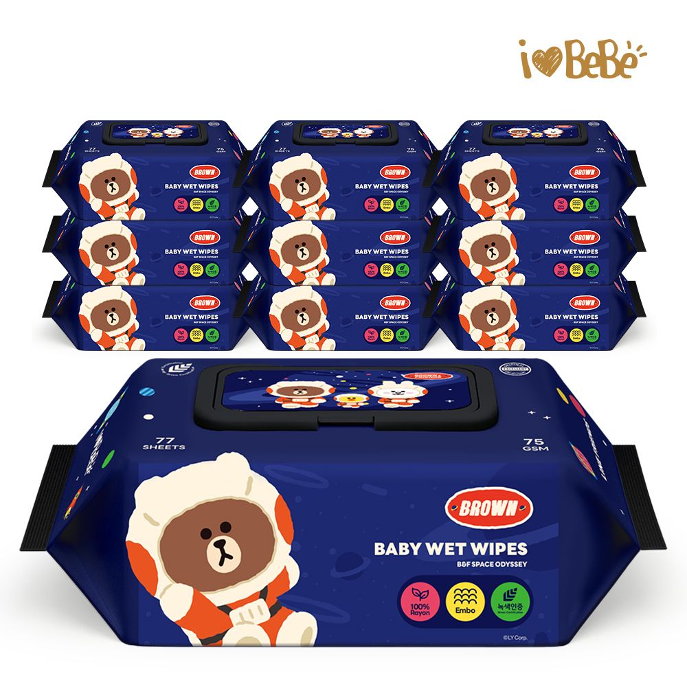 아이러브베베 라인프렌즈 유니버스 물티슈 77매