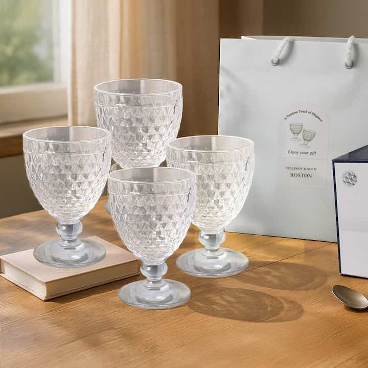 Boston Goblet 310ml 4杯セット ホワイト