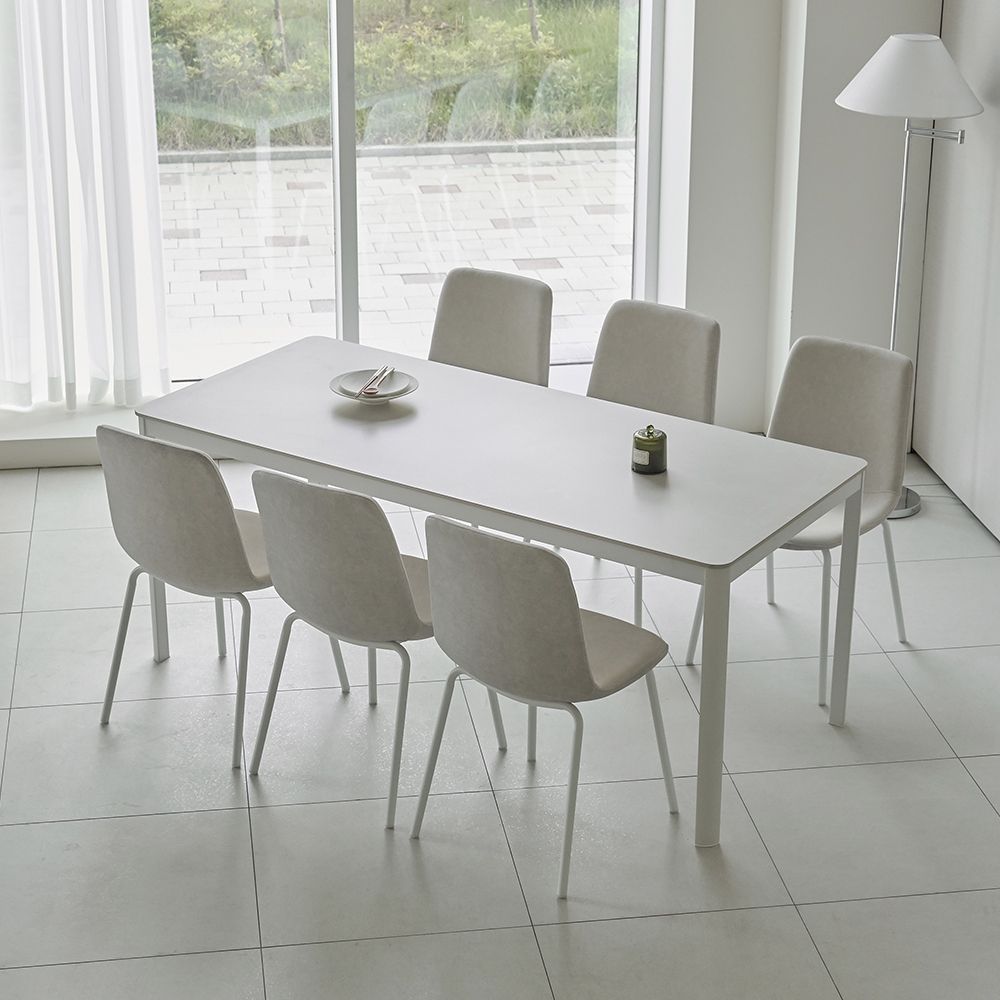 한샘 한샘몰pick 보니애 론다 1800 세라믹 식탁 세트(의자6개포함) 6인용 