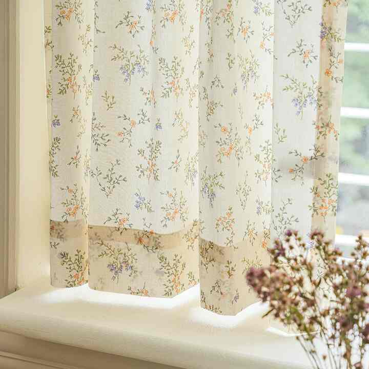 moroco romantic コットン カーテン［3色・2サイズ］