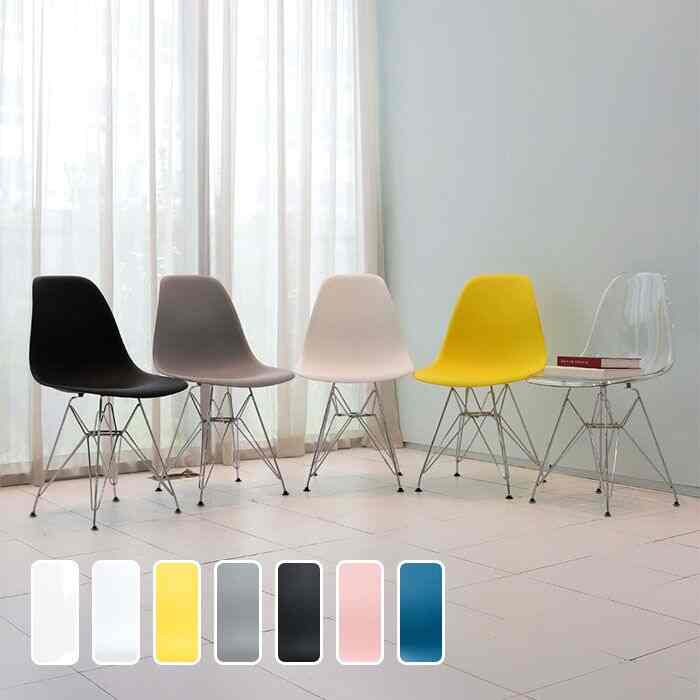 Paris 透明 ダイニング チェア［7色］