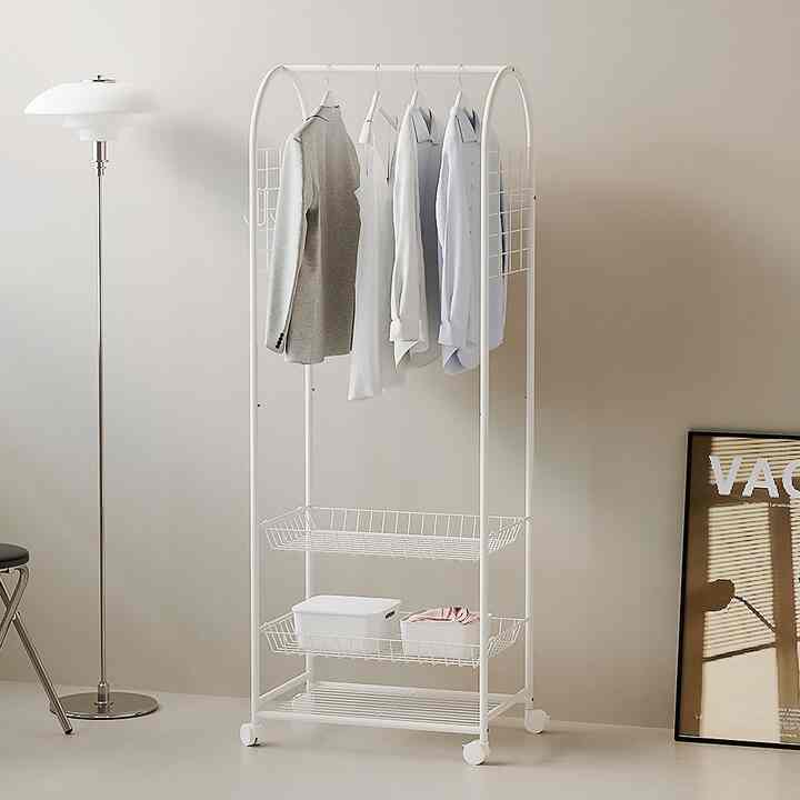 Woody アーチ形 ハンガーラック 600［2種］