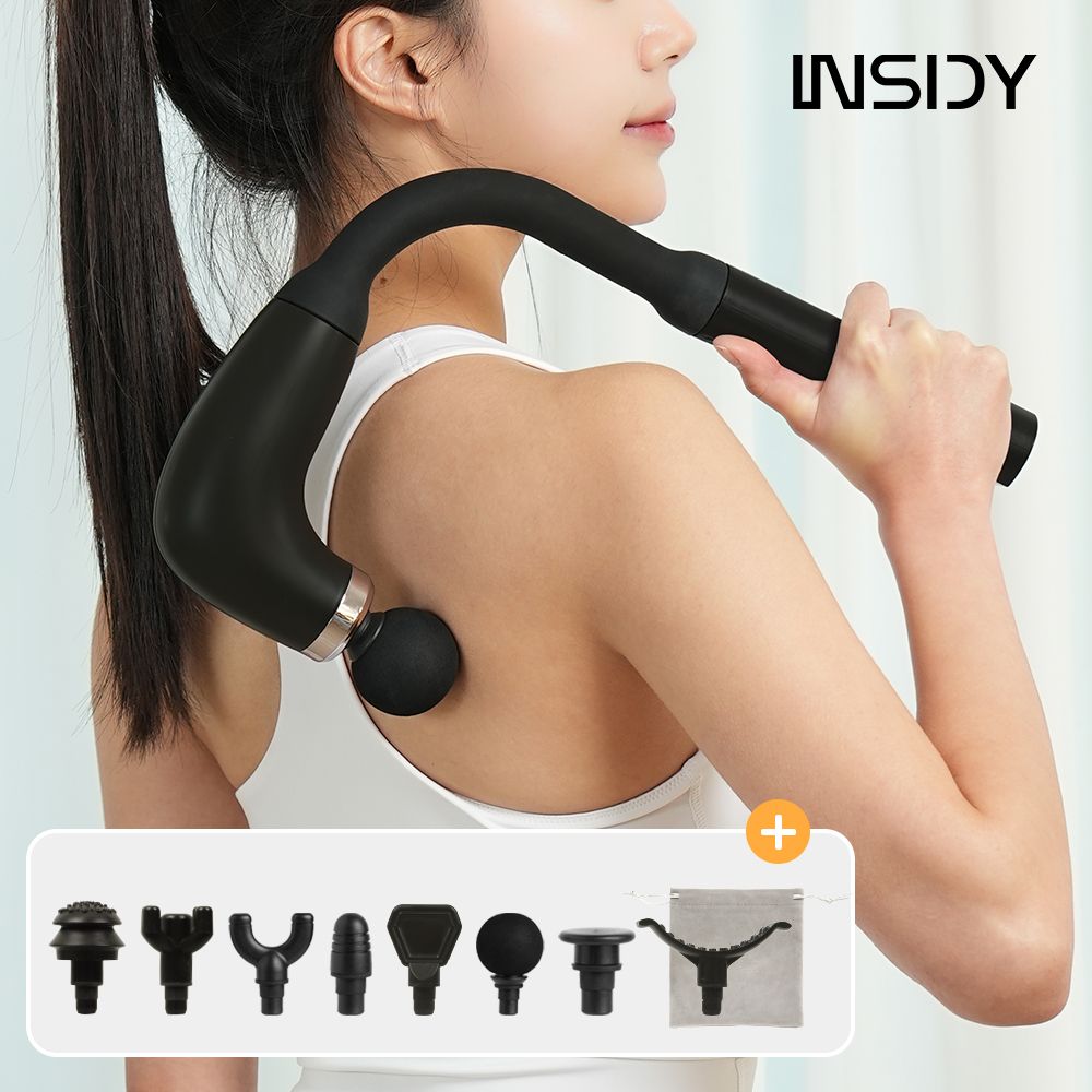 인사이디 무선 전동 커브 효도손 마사지건 IMG-3