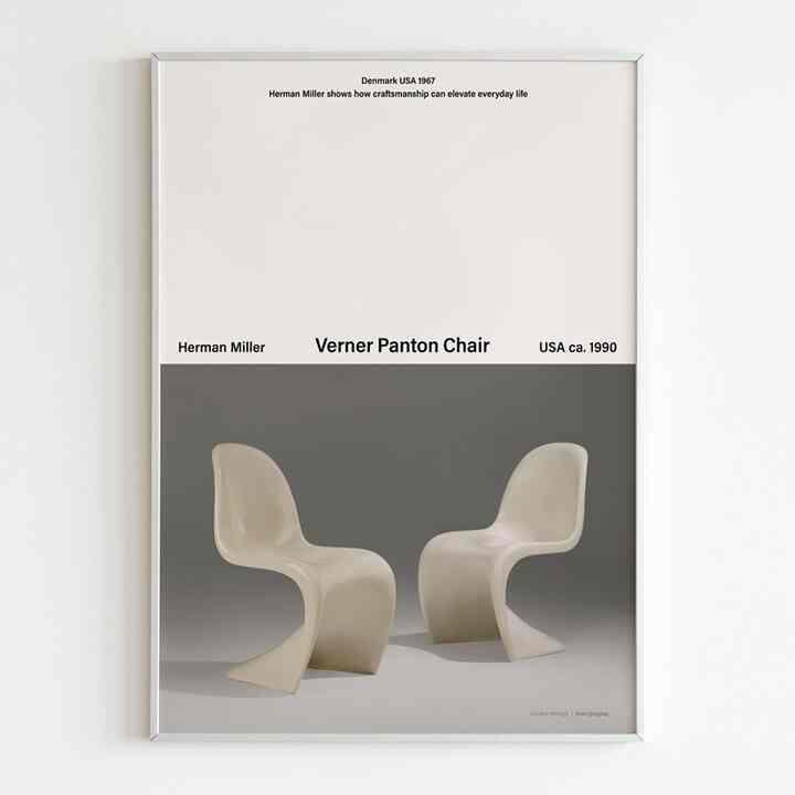 Verner Panton Chair ポスター
