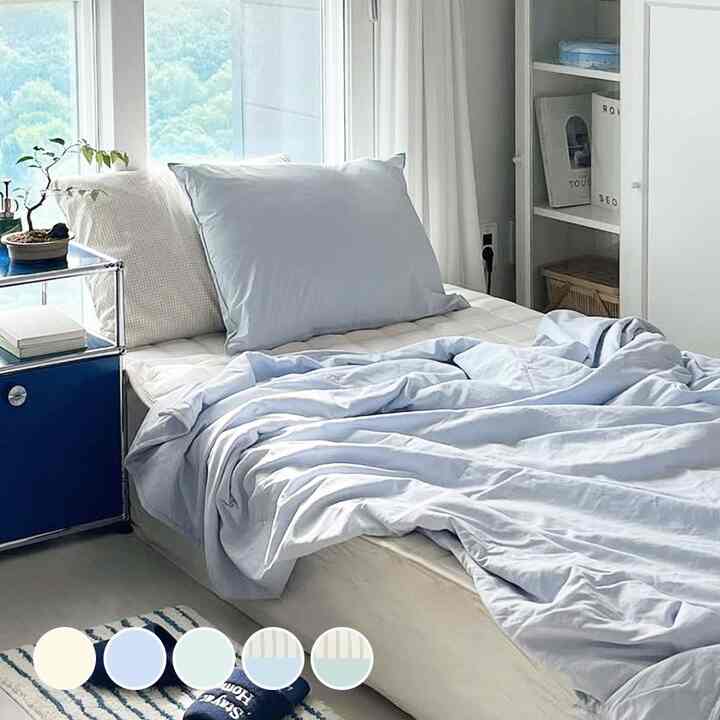 夏用 両面 冷感 掛け布団セット［6色・2サイズ］