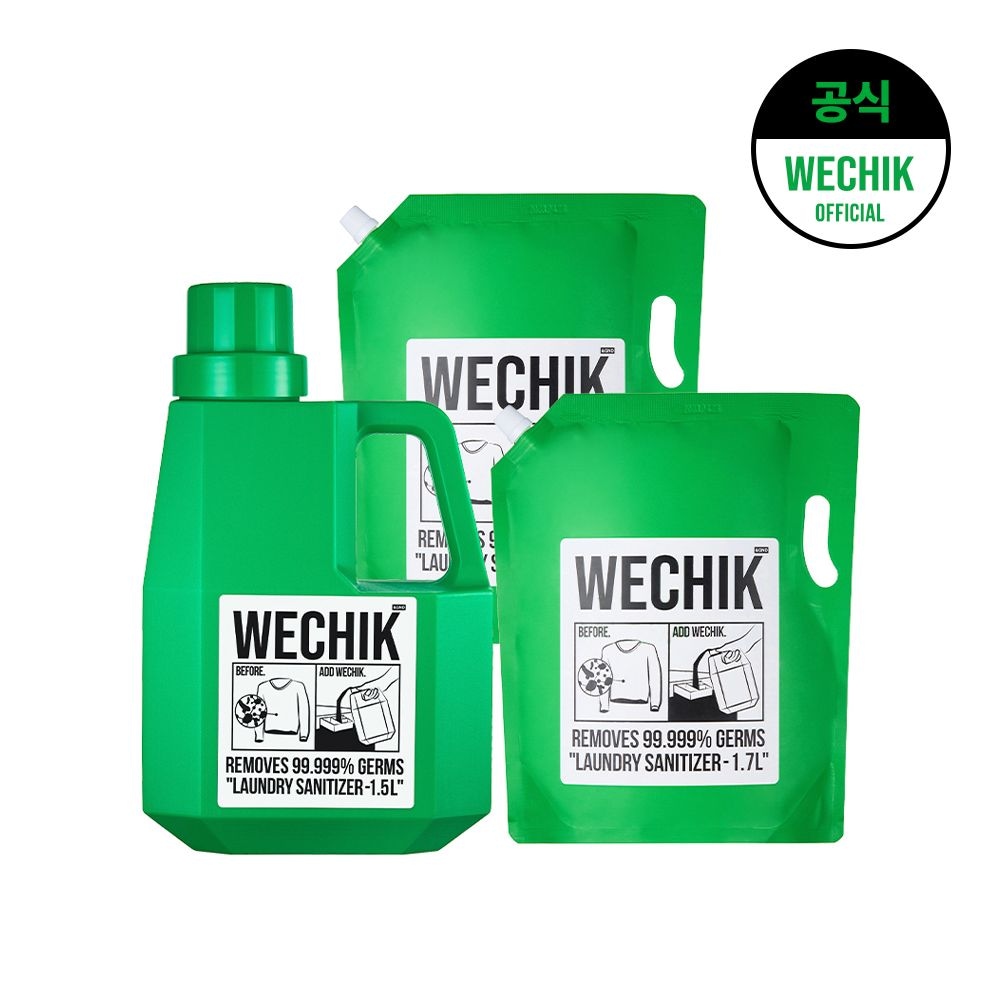 살균 소독 섬유유연제 1.5L 1개+리필 1.7L 2개