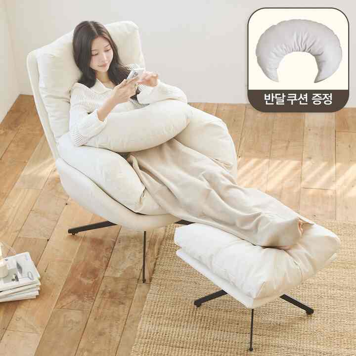 Slime 1人掛けレザーソファ［3色］