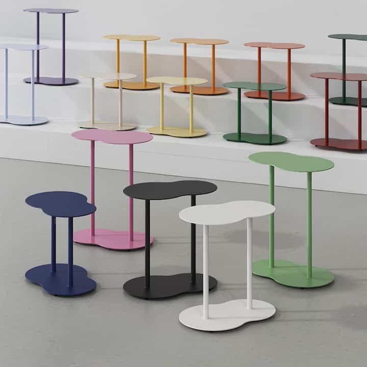 Snowman スチール サイドテーブル［15色・3サイズ］