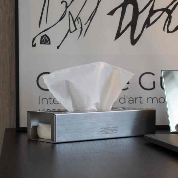 STAINLESS STEEL TISSUE CASE ティッシュケース［3色］