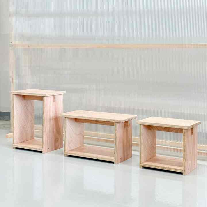 Steph ウッドシェルフ［3種］