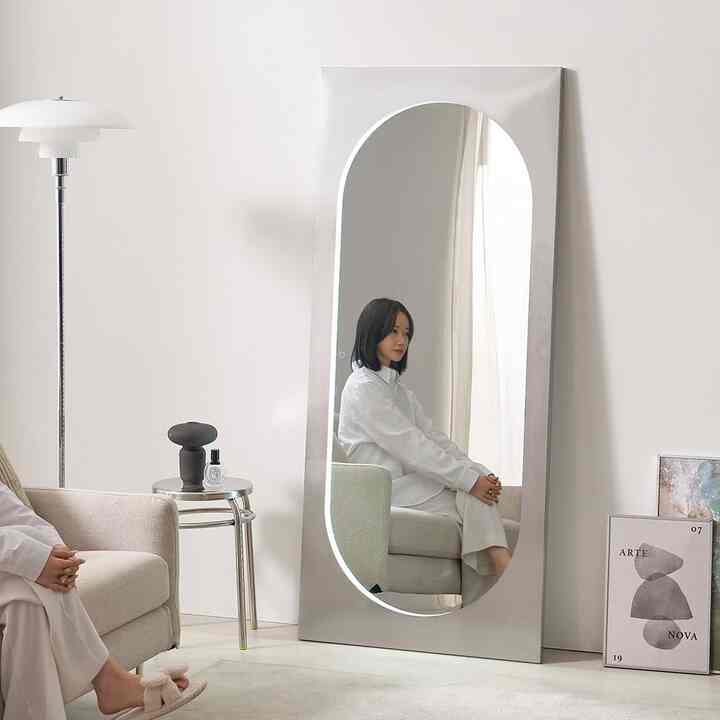 better me ステンレススチール304 全身ミラー 80cm［2種］