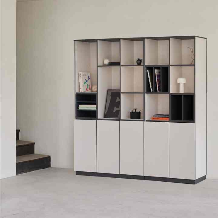 studio / PAVE システム 5段 収納棚 200cm［3種］