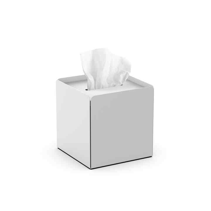 Powder coated Steel ティッシュケース 正方形［3色］