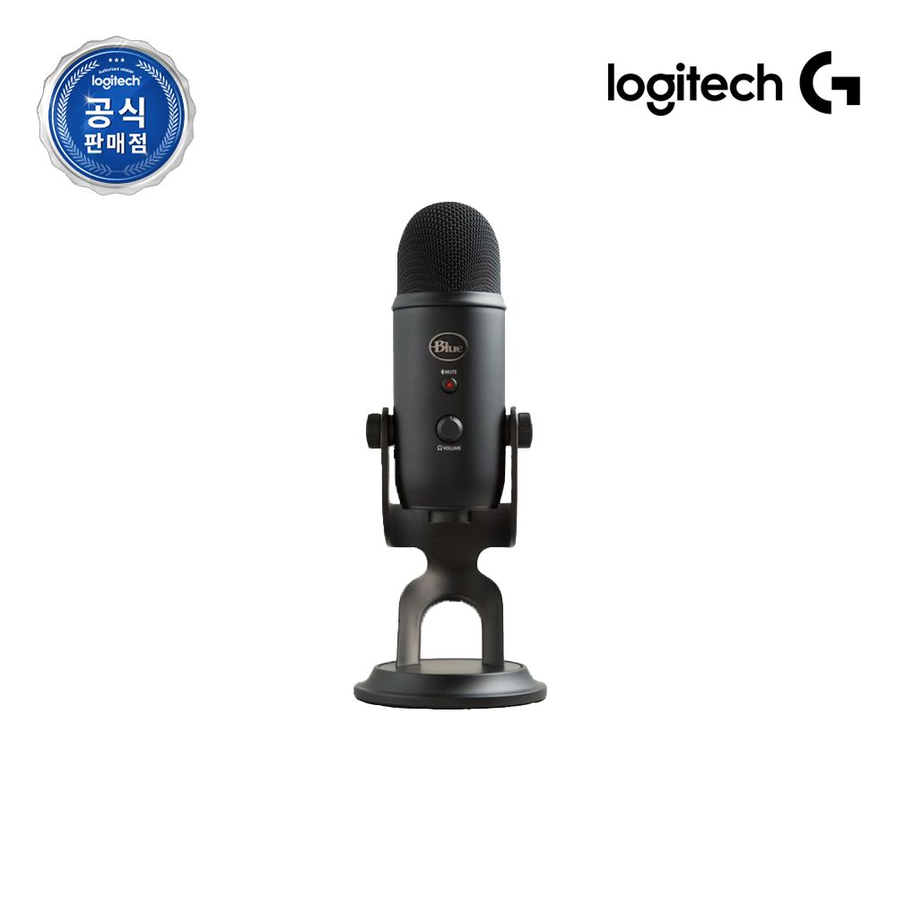 로지텍 로지텍코리아 공식 BLUE YETI USB 콘덴서마이크