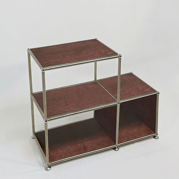 에프룸 모듈 자작 원목 거실 3단 다용도 선반 NF 520