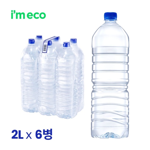 생수 > 아임에코 가벼운샘 무라벨 생수 2L x 6병 | 오늘의집 쇼핑