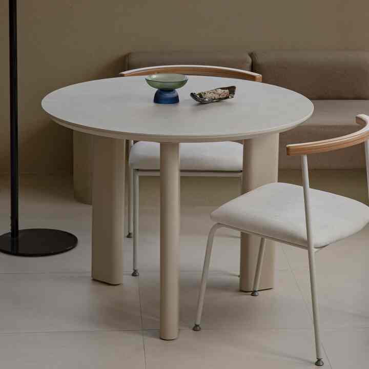 NORNIC セラミック 円形テーブル 975［2色］