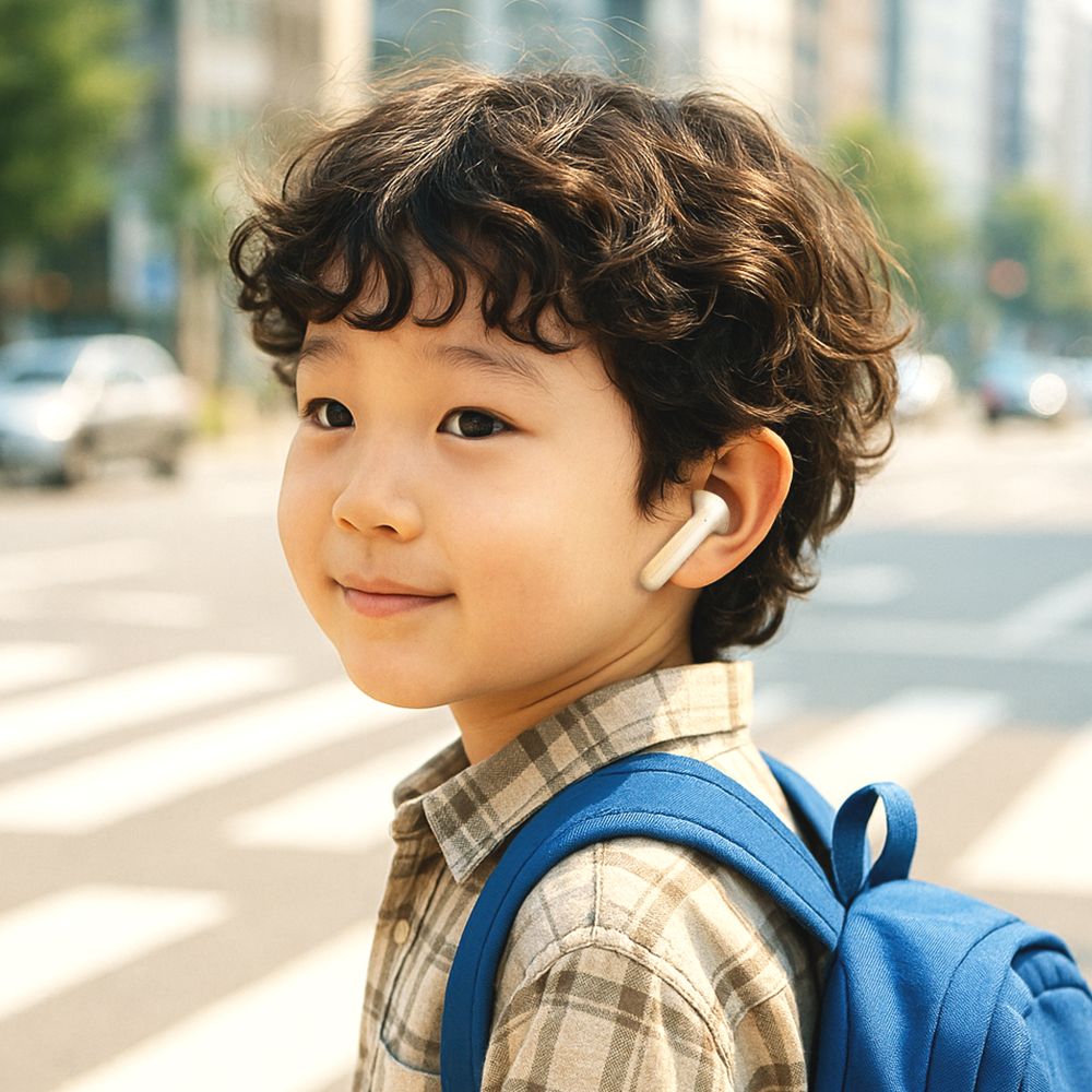 디알고 블루투스 오픈형 무선 키즈 청력 보호 이어폰 BT09K