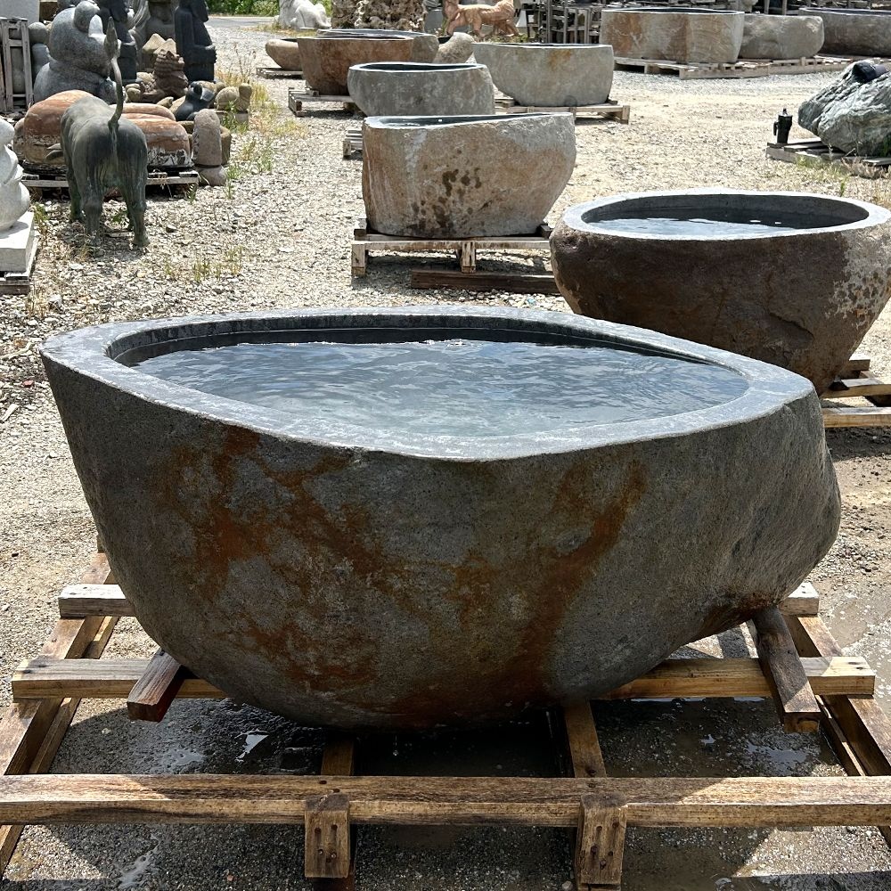 장식소품 > 대형 수반 강돌 물확 돌확 정원 연못 욕조 / 125cm x 79cm x 58cm | 오늘의집 쇼핑
