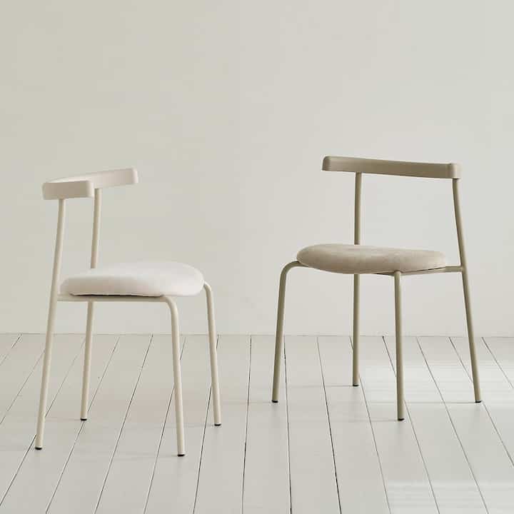 MELBOURNE ダイニングチェア 2脚セット［3色］