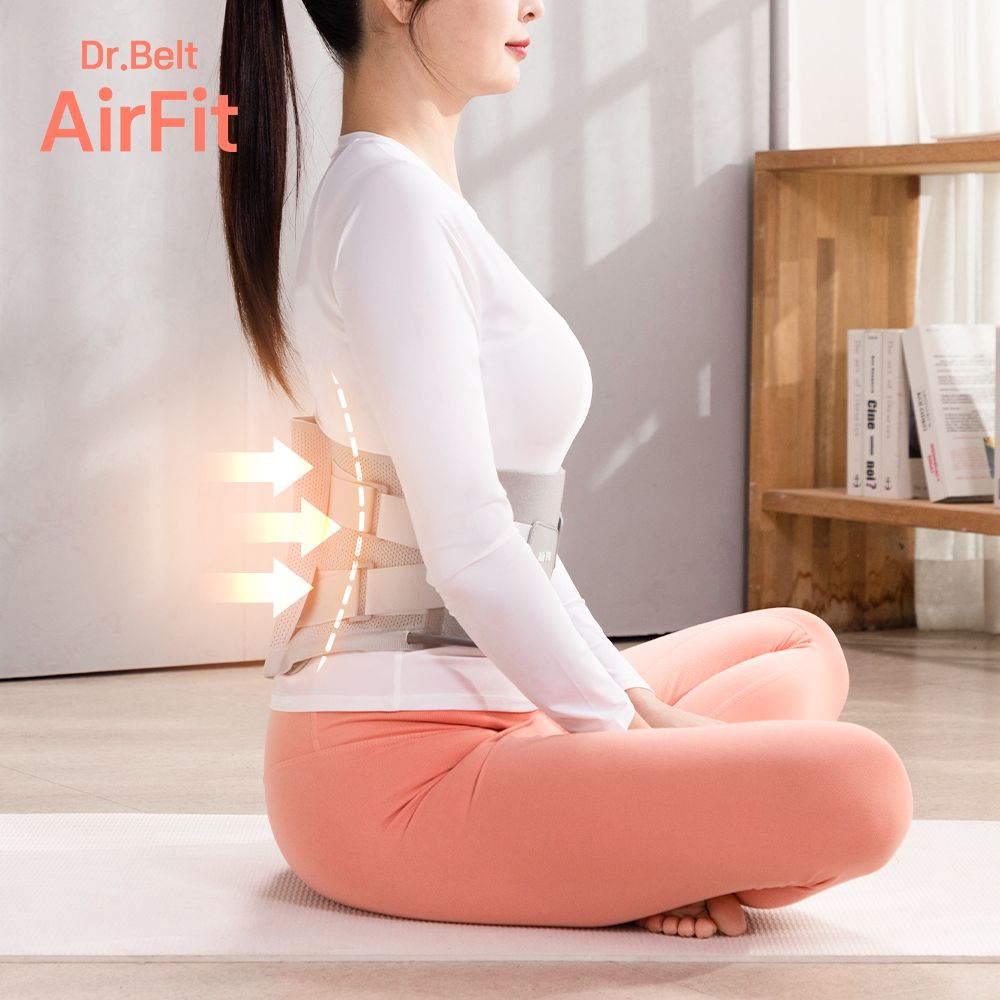 온바디 닥터벨트 에어핏 요추 자세유지 척추견인 국내산 의료기기 근육통 완화 허리보호대