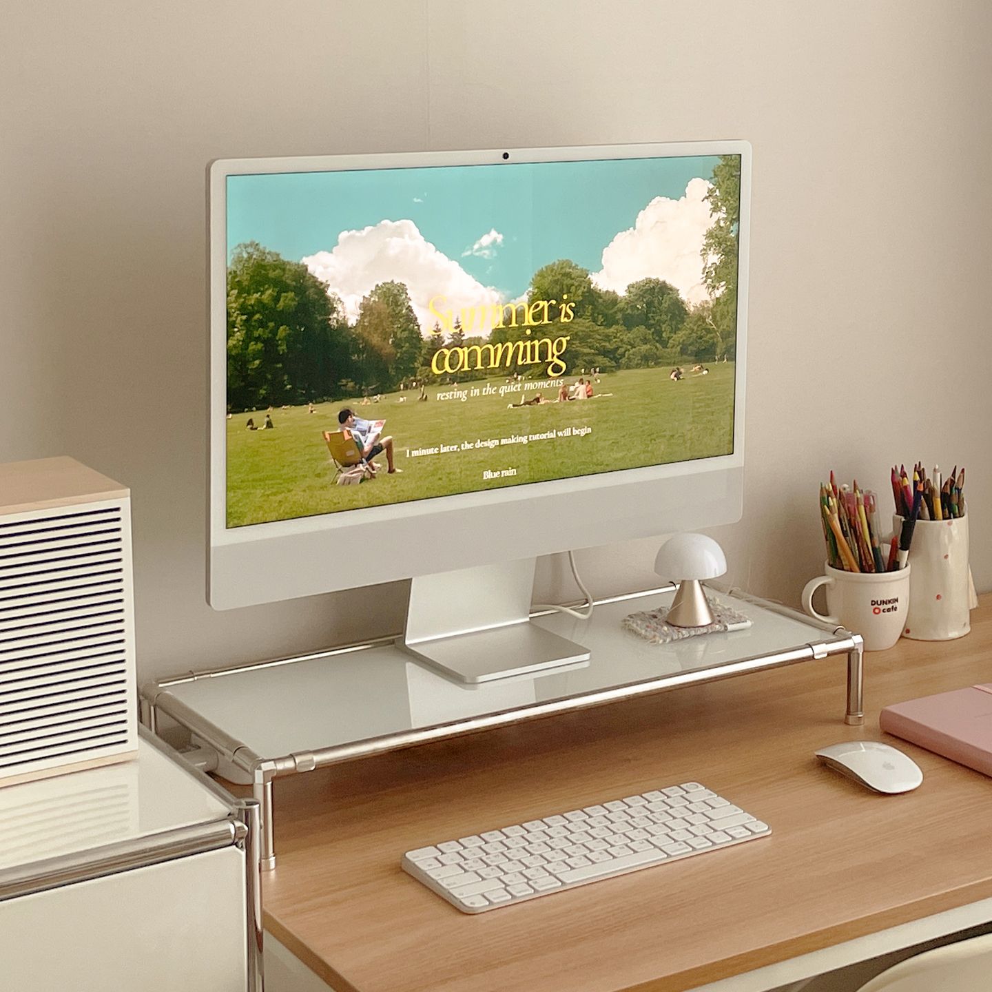 [신상품] 나누벨 아르테 모듈 모니터 선반 받침대