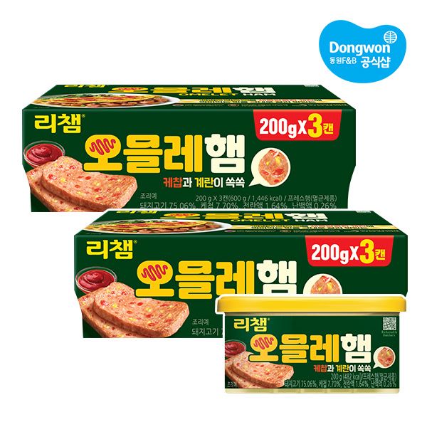 동원 리챔 오믈레햄 200g6개